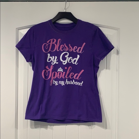 Blessed by God T-Shirt - Picture 1 of 3